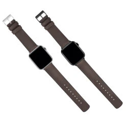 Apple Watch | Smoke Leather And Rubber Hybrid 7 Apple Watch | Smoke Leather And Rubber Hybrid -Watch Shop RevisedSmokeHybridLeatherAppleWatch5FlatLayv2 SS Black