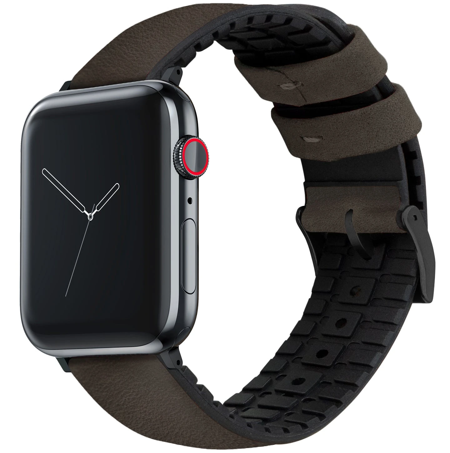 Apple Watch | Smoke Leather And Rubber Hybrid 2 Apple Watch | Smoke Leather And Rubber Hybrid - Image 2
