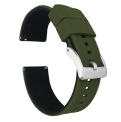 Army Green Top / Black Bottom | Elite Silicone