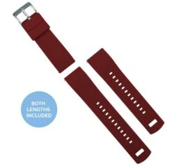 Crimson Red | Elite Silicone -Watch Shop crimson red elite silicone elite silicone barton watch bands 451654