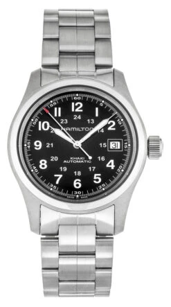 Hamilton Khaki Field 38MM Black Dial Automatic Men's Watch H70455133