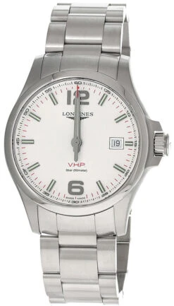 LONGINES Conquest V.H.P 43MM SS Silver Dial Men's Watch L3.726.4.76.6