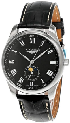 LONGINES Master Collection 42MM AUTO Black LTHR Men's Watch L29194517