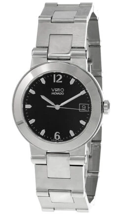 MOVADO Vizio Stainless Steel Black Dial Men's Watch 84-C2-1891