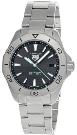 TAG HEUER Aquaracer Professional 200 Solargraph 40MM Titanium Men's Watch WBP1180.BF0000