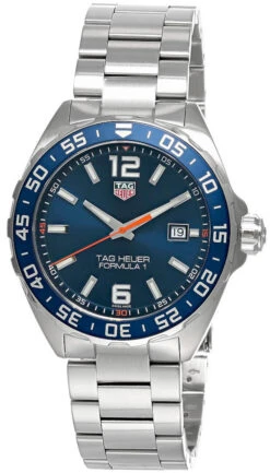 New Arrival 1 TAG HEUER Formula-1 SS Blue Sunray Dial Men's Watch WAZ1010.BA0842