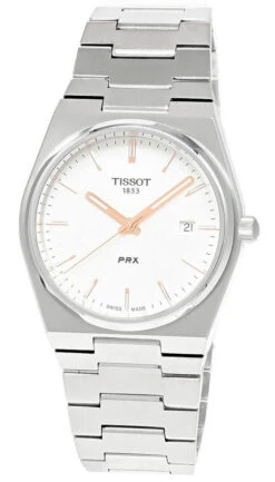 TISSOT PRX 40MM Stainless Steel Silver Dial Men's Watch T137.410.11.031.00