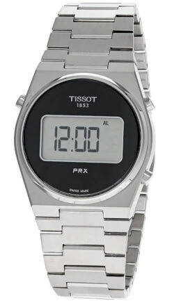 TISSOT PRX Digital 40MM Quartz SS Black Men's Watch T137.463.11.050.00