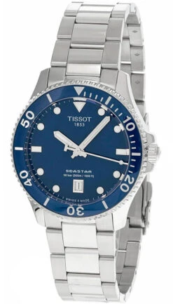 TISSOT Seastar 1000 40MM Quartz SS Blue Dial Men's Watch T120.410.11.041.00